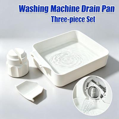 Washing Machine Drain Tray Water Catch Box Leak Proof Pan For Drum Washer Floor Protection For Home Laundry Room