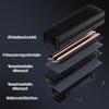 M.2 SSD Heatsink Thermal Pad Heatsink Aluminium Cooling with Silicone Thermal Pad Heatsink 2280 NVME CPU Cooling