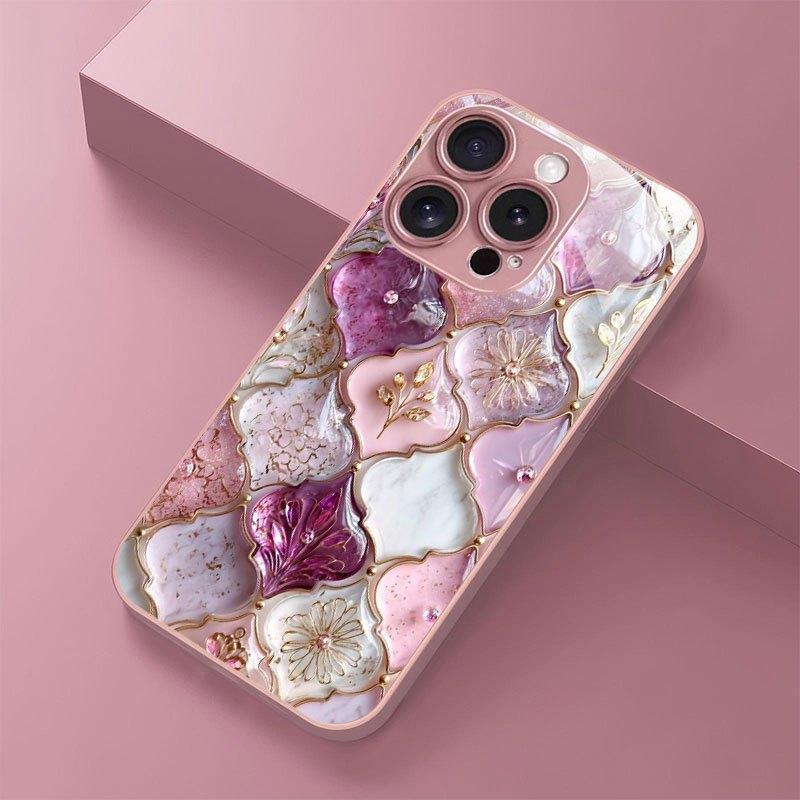 

Красочный гальванизированный стеклянный чехол для телефона iPhone 17 16 15 14 13 12 11 Pro Max Plus 16E 17Air iPhone 11 Pro Max