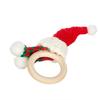 6pcs Christmas Napkin Rings Decoration Napkin Holder for Dining Table Enhancement Elegant Serviette Buckles Accessory