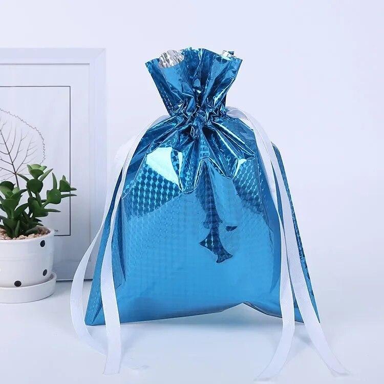 Julegaveposeposer Ekstra store nyttårsgavegodteriposer Laserutskrift Til julepakkedekorasjon PE Xmas Bag