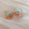 Handmade Beaded Earrings Boho Beaded Flower Earrings Floral Drop Earring Women's Summer Beach Jewelry