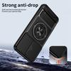 KEYSION Magnetic Phone Case for Infinix GT 30 30 Pro 5G Slide Camera Protection Upright Kickstand 360 Ring Shockproof Back Cover