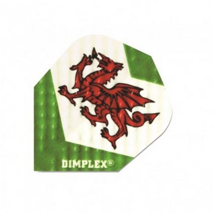Harrows Dimplex Welsh Dragon Dart Flights (Pack of 3)