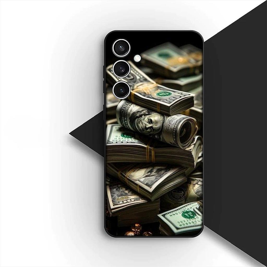 Soft Cover for Motorola Moto G22 G23 G32 G53 G60 G13 G64 G20 G8 G9 Plus Power E13 E20 E32 Casing Phone Case Money 100 D-Dollars