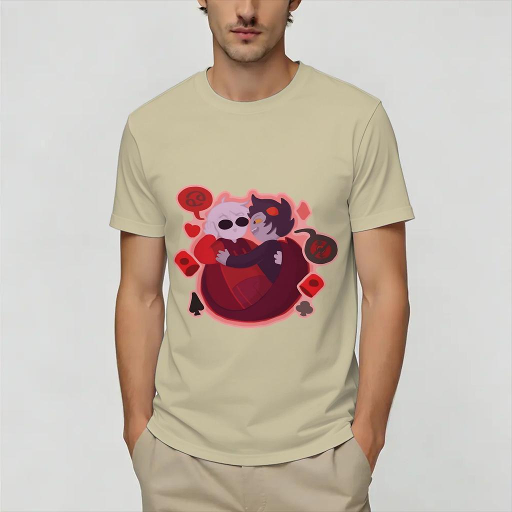 Homestucks Dave Strider T Shirt Summer 100 Cotton T Shirts For Unisex Hippie Design Tee Shirt Short Sleeve Vintage Clothes
