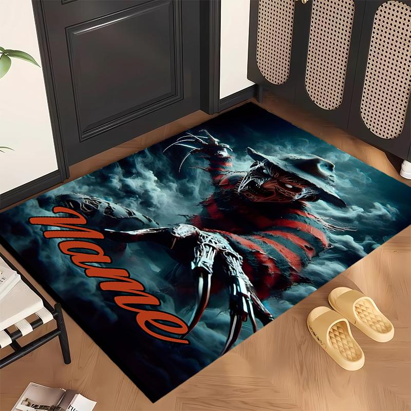 Freddy Krueger (1) Personalized Name Office Carpet Stylish Decor for Living Room Bedroom Kitchen