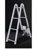 Non-Slip Herringbone Engineering Ladder, Reinforced Iron Square Tube with Galvanized Pipe, Thickened for Household Use