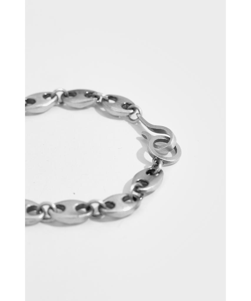 Youth Stud Link Chain Bracelet - Silver