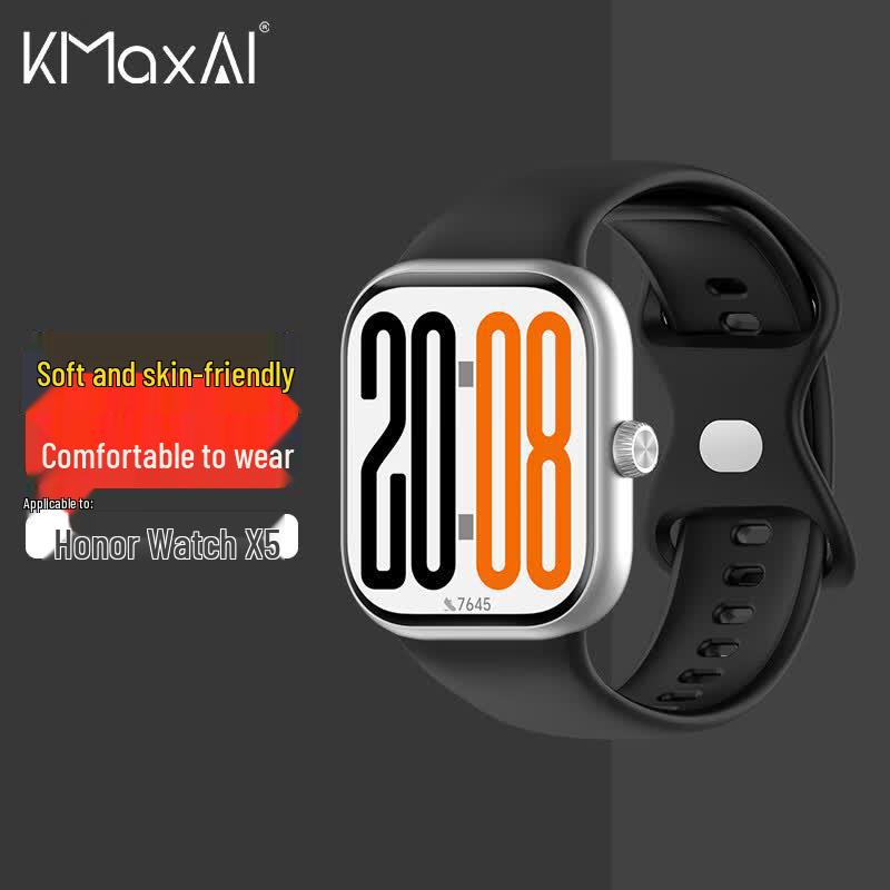KMaxAI Silicone Sport Watch Strap for Honor Watch X5