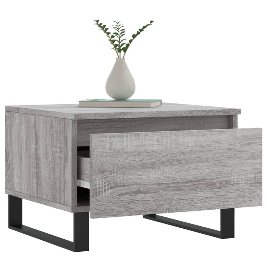 Vidaxl Coffee Tables, 2 Pcs, Sonoma Oak Grey, 50X46X35 Cm