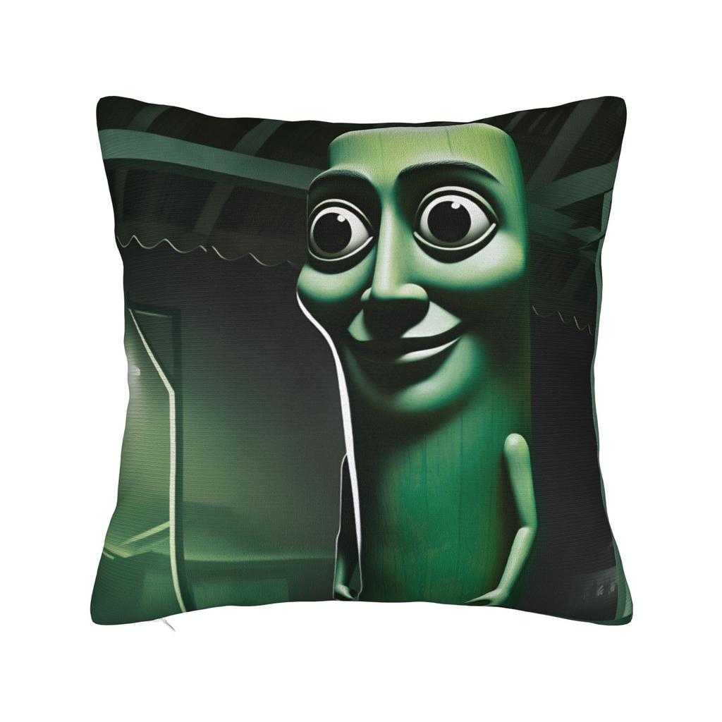 Tung Tung Sahur Funny Ramadan Gym Meme Pillow Cover Comfy Cushion Cover Novelty Pillow Case For Couch Sofa Bedroom