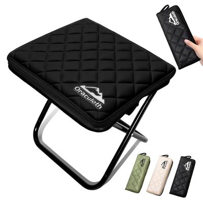 Ultralight Folding Chair 335g, Compact Aluminum Alloy Outdoor Chair for Camping, Fishing, BBQ, Hiking and Sports Watching