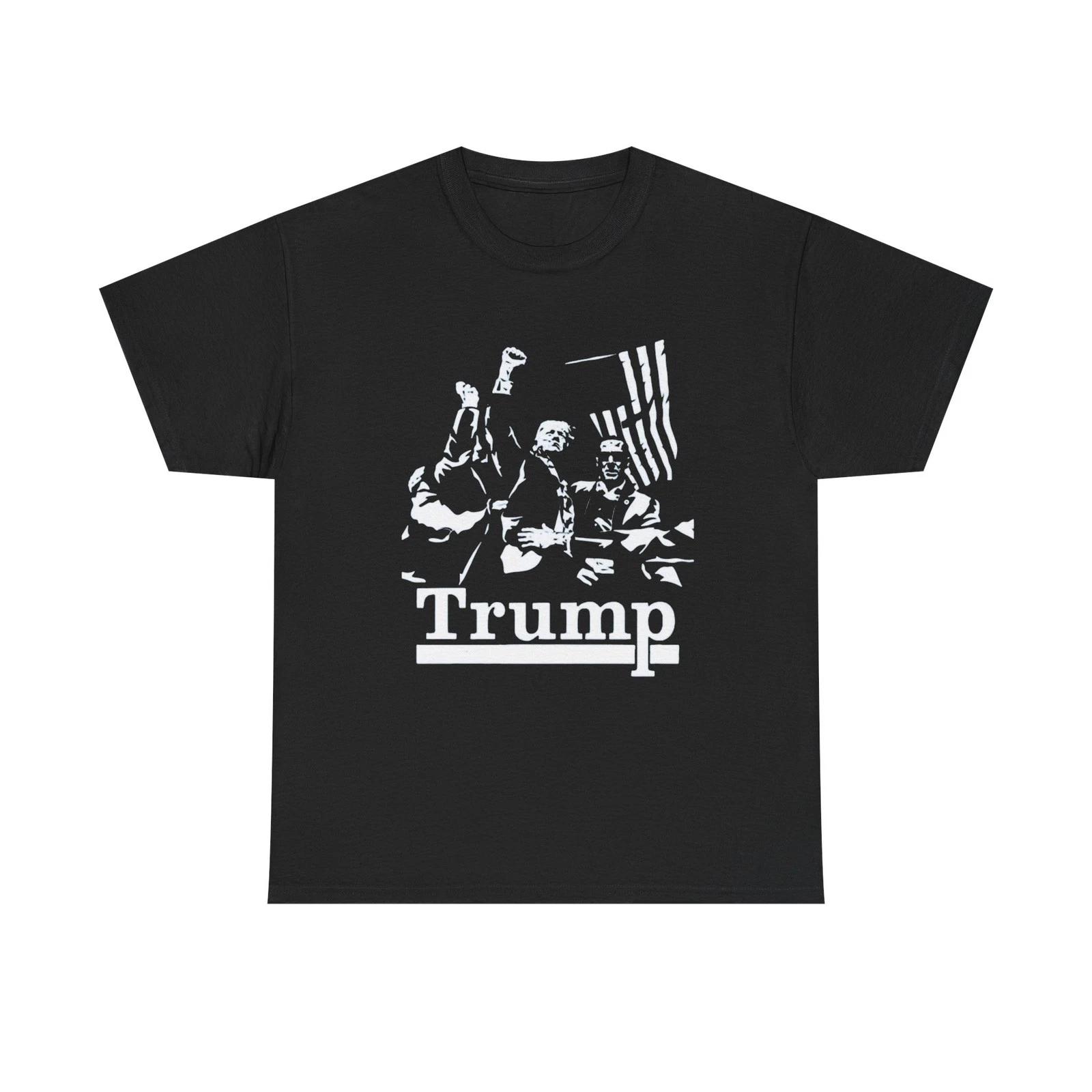 Trump Iconic Photo Graphic Patriotic Trump Tee Shirt XL