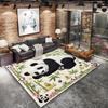Fabric Animal Sleeping Panda Carpet Rug for Living Room Bedroom Home Sofa Decoration,Kids Play Non-slip Floor Mat