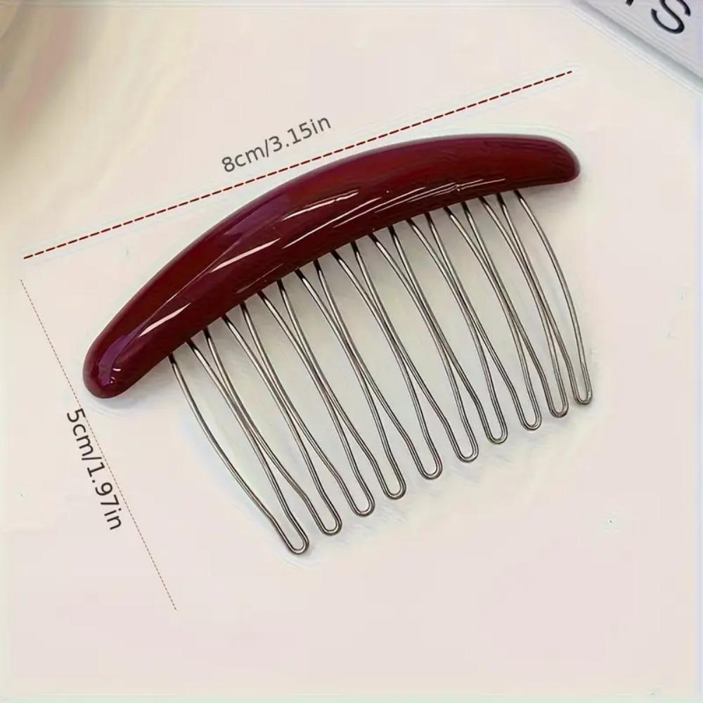 Acrylic Fshionable Temperament Non-slip Hair Comb Bangs Comb Going Out Hair Accessories Hair Comb Hairpin
