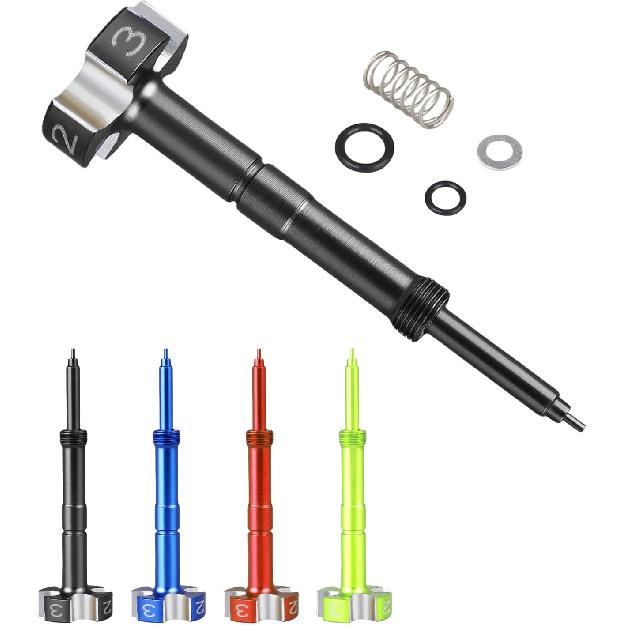 Air Fuel Mixture Screw CNC Adjust Carb FCR Air Screw Replacement Parts Fit for KEIHIN Carburetor Four-Strokes FCR Carbs Honda KTM Yamaha Suzuki Pit чёрный