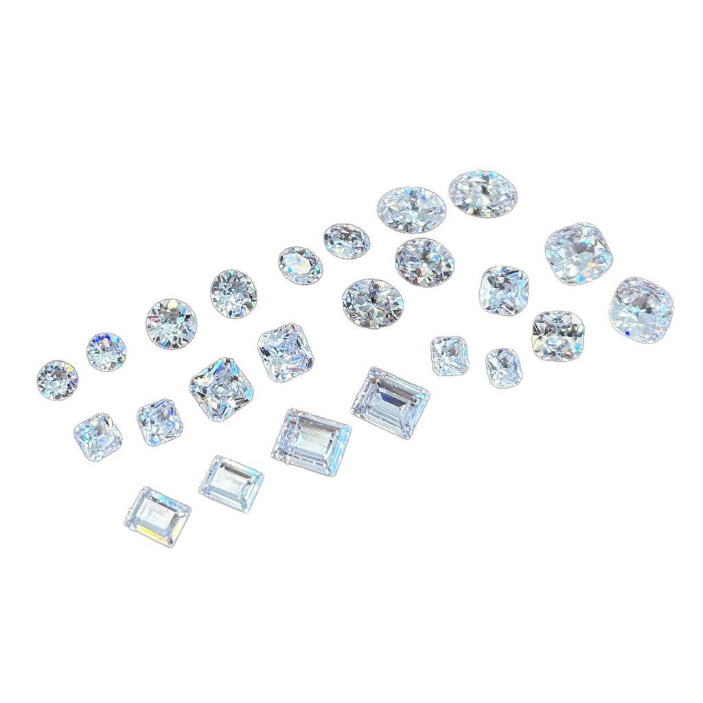 Sparkling Multi-Faceted Zirconia Nail Art Rhinestones Set – Handmade DIY Wearable Accessories