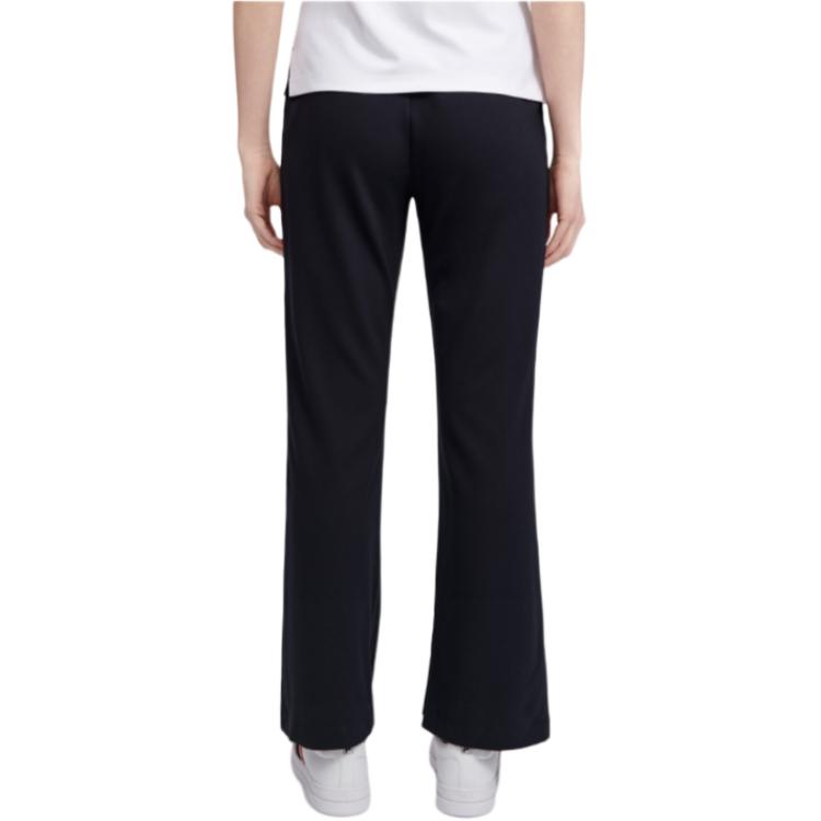 FILA Solid Color Logo Straight Leg Casual Pants Women bottoms Legendary-Blue F11W321601FNV