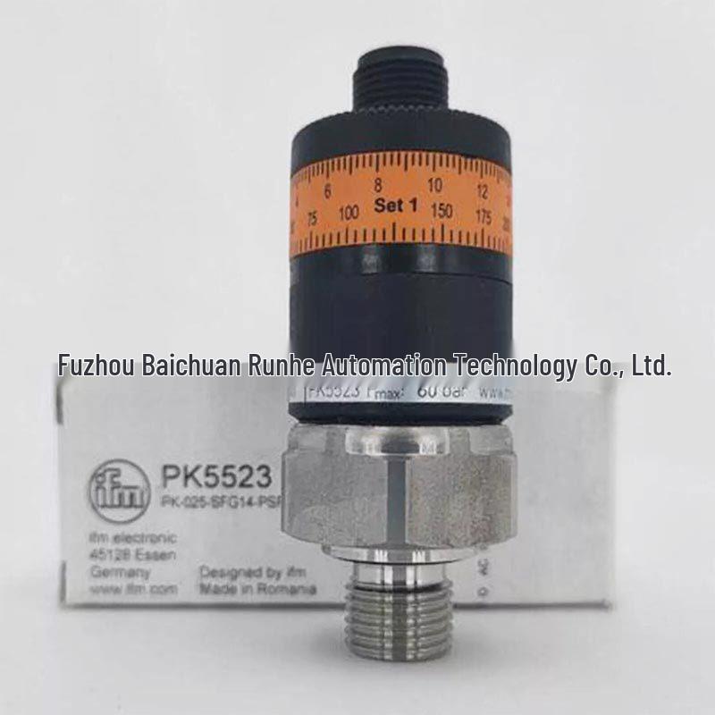 PK5523 ifm Pressure Sensor with Easy Switch Point Setting & High Burst Pressure PK5523