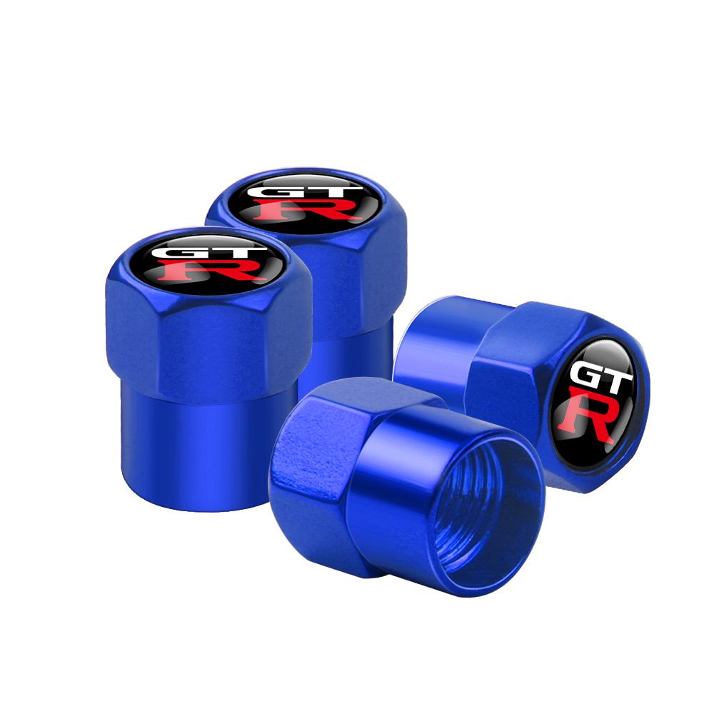 4Pc Car Tire Valve Caps Tyre Valve Airtight Cover Waterproof Dust For Nissan Nismo Qashqai J11 J10 Patrol Rogue T32 Xtrail Juker