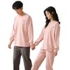 Autumn Pure Cotton Couple's Long Sleeve Pajamas Set for Men and Women