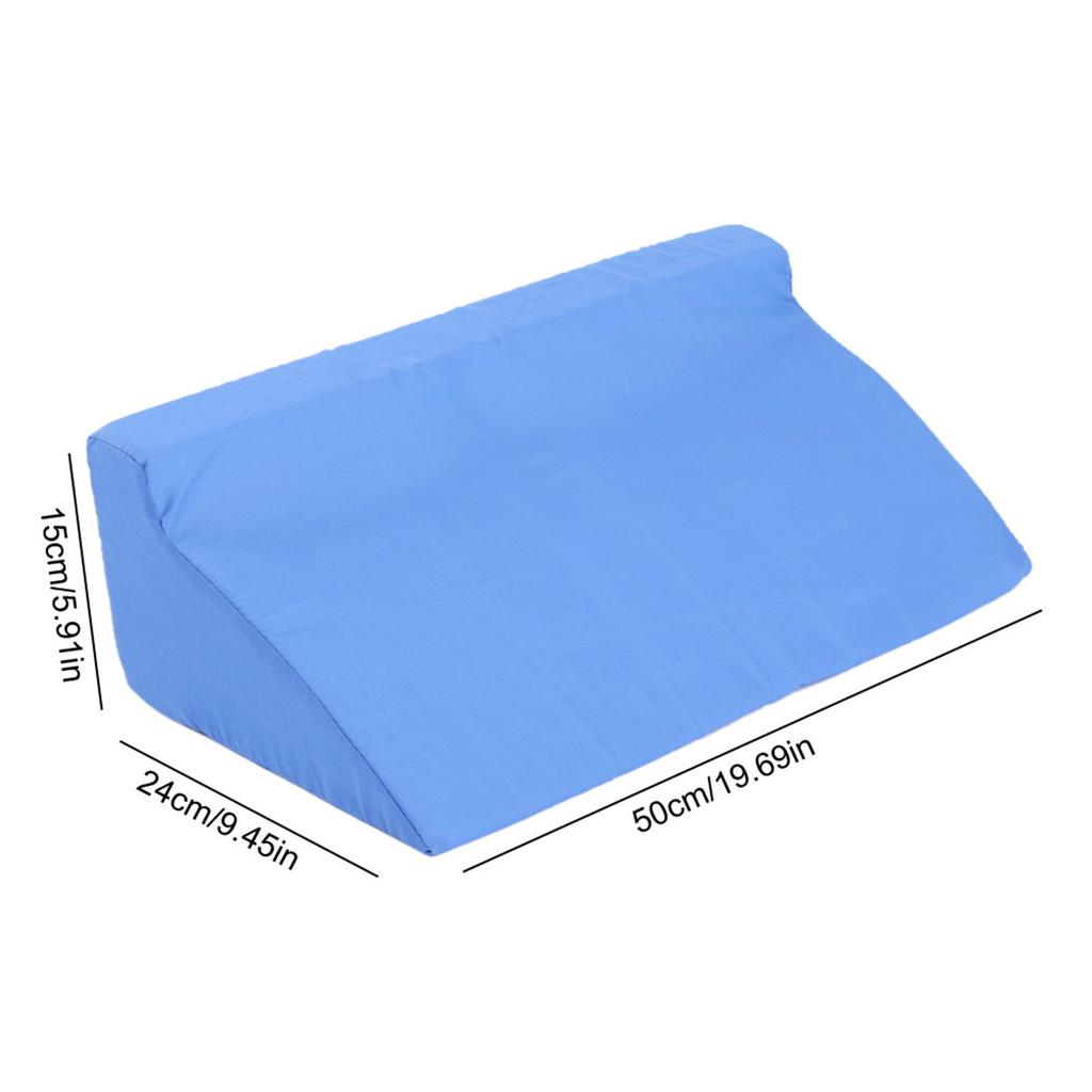 Cuscino in Schiuma con Copertura Lavabile Supporto Gambe Schiena Lombare (blu)