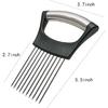 Stainless Steel Onion Slicer Holder Multipurpose Meat Tenderizers Vegetable Potato Tomato Lemon Cutting Tool Kitchen Gadgets 4