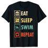 Novelty Swim Bike Run Triathlon T Shirt Graphic Cotton Streetwear Short Sleeve Birthday Gifts Summer Style Tshirt Unisexs Clothing