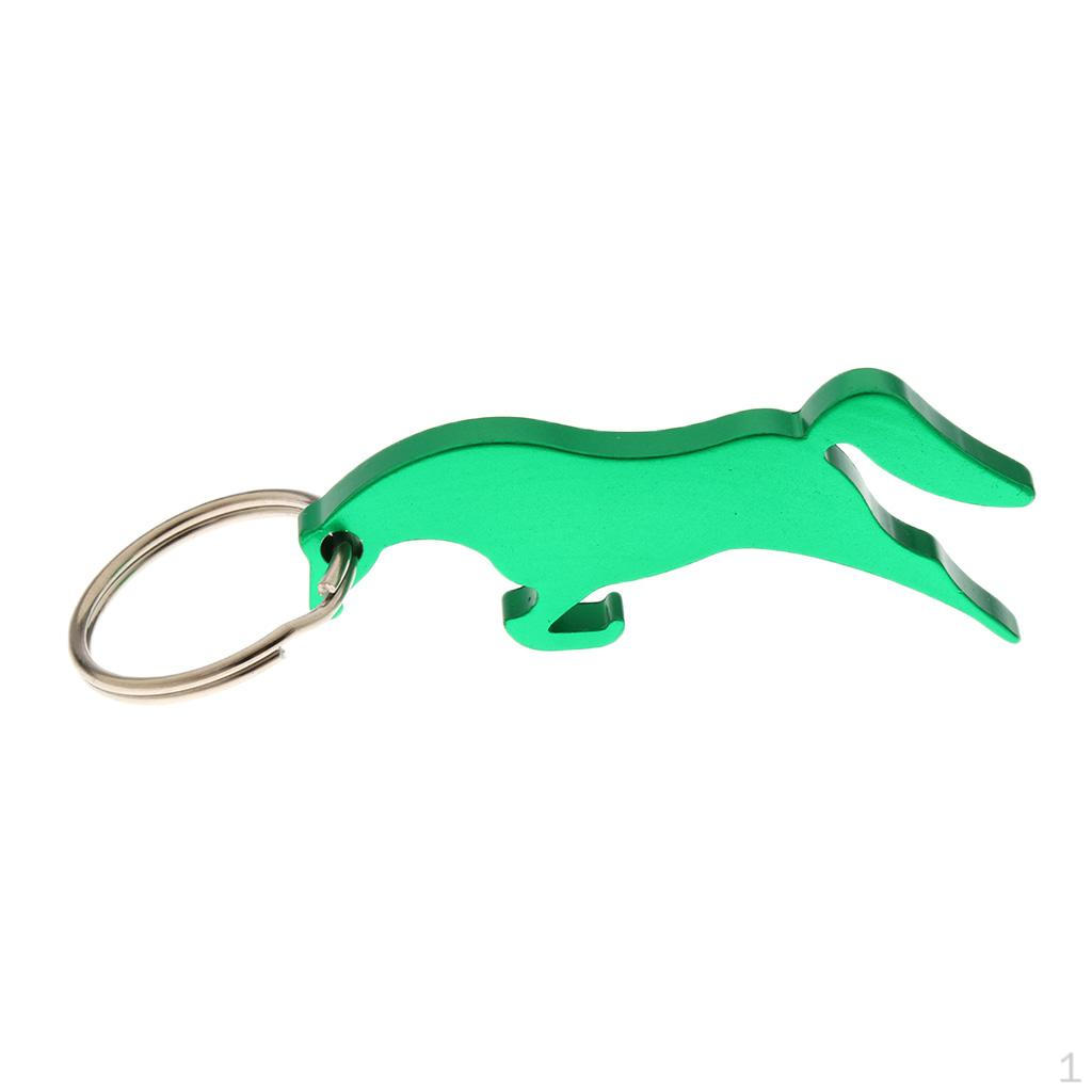 Alloy Race Horse Model Bottle Opener Keychain Bag Pendant Novelty Gift
