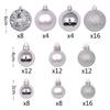 Boxed Set of 100 Christmas Ball Ornaments - 3/4/6cm Tree Decorations