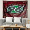 Hannover 96 Football Print Tapestry, Lightweight Wall Hanging, for Bedroom, Dorm, Living Room, Home Art Decor, Birthday Christmas Gift for Friends