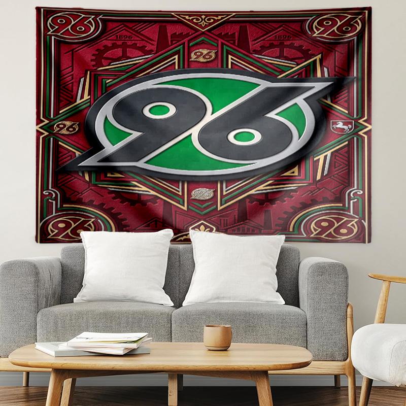 Hannover 96 Football Print Tapestry, Lightweight Wall Hanging, for Bedroom, Dorm, Living Room, Home Art Decor, Birthday Christmas Gift for Friends
