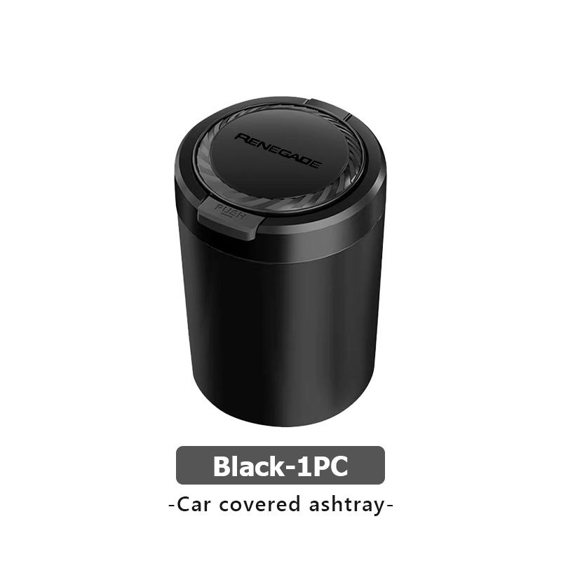 For Jeep Car Ashtray One Touch Open Portable Ashtray Cup Auto Interiors Grand Cherokee Patriot Renegade Compass Wrangler AKX1