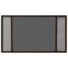 Vidaxl Extendable Window Mosquito Net, Brown, (75-143)X50 Cm