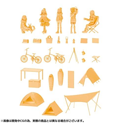 Kaiyodo ARTPLA Yurucamp Camp Set (Unpainted, Unassembled Plastic Model Kit) AP002