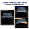 2M Bilstöldsljuslist Två Färgvarianter Strålkastare Trim För Toyota RAV4 RAV 4 - Dynamiskt DRL Blinkande Huv