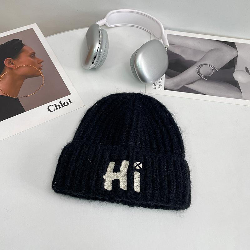 Autumn and Winter Large Head Circumference Thickened Warm Ear Protection Cold Hat Versatile Loose Pile Woolen Hat