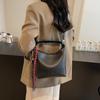 2025 new fashion trend retro milkshake white armpit bag lunch box bag shoulder crossbody women's handbag