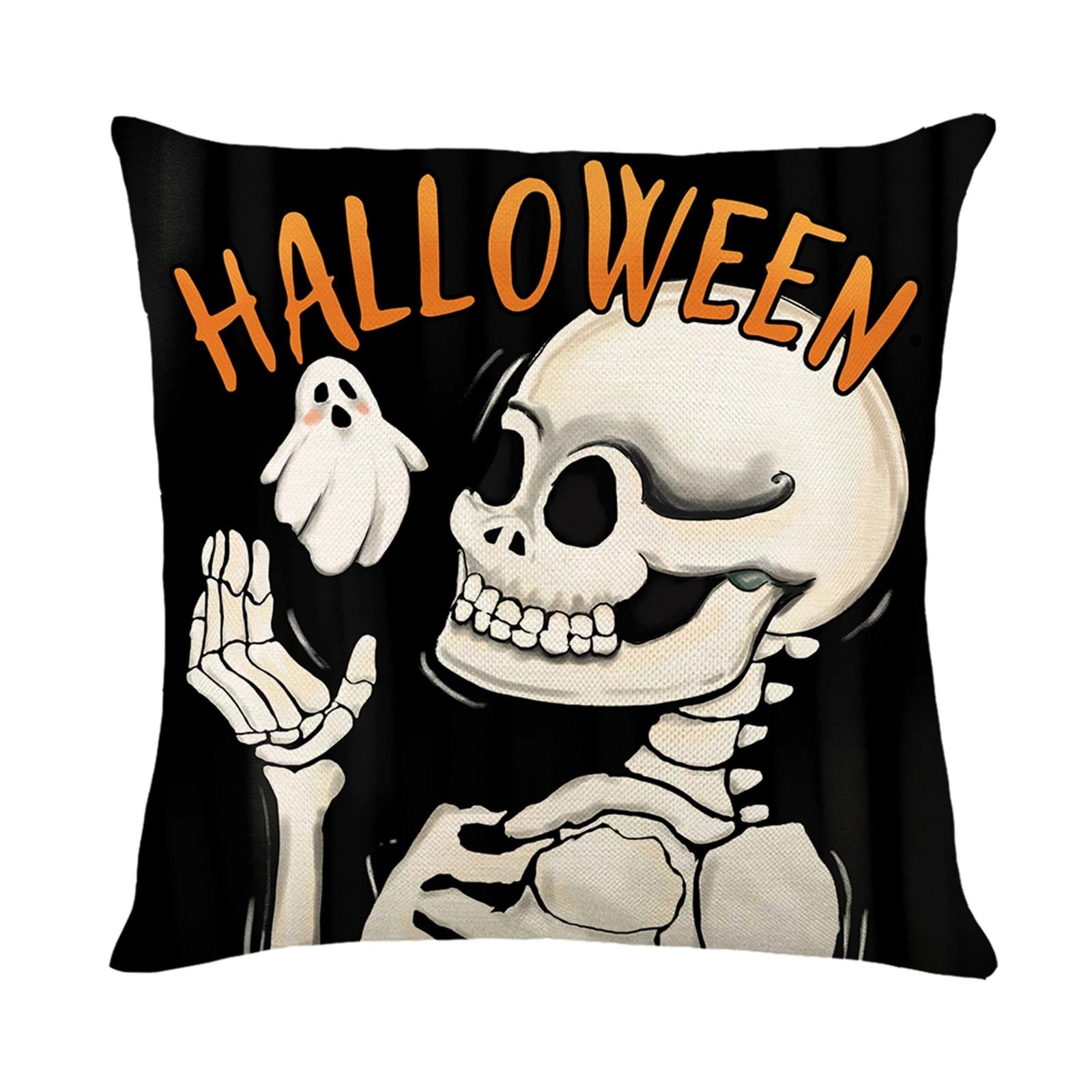 

Декор для дома Хэллоуин и тематические подушки с узором Наволочка для подушки Подходит для дивана Спальни Автомобиля Наволочка 60x60cm