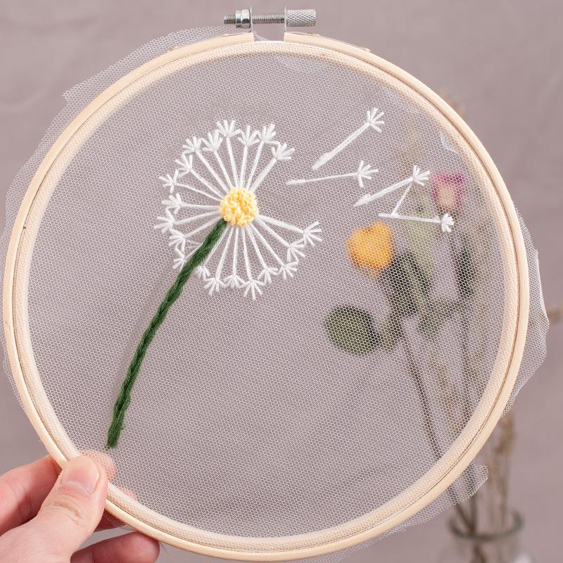 Diy Material Embroidery Bag, Simple Beginner Training Material Bag, European Embroidery Cross Stitch, Sample Available.
