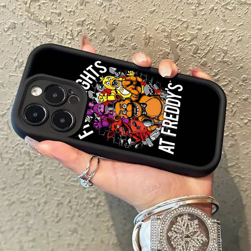 Fnaf Five-nights-At-Freddys Custodia per Telefono Anime Per iPhone 11 12 13 16 15 17 14 Pro Max Morbida Custodia Cover in Silicone