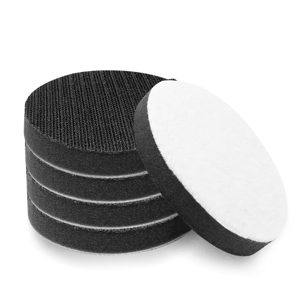 5 Pack 2 Inch Hook and Loop Soft Sponge Cushion Buffer Pad