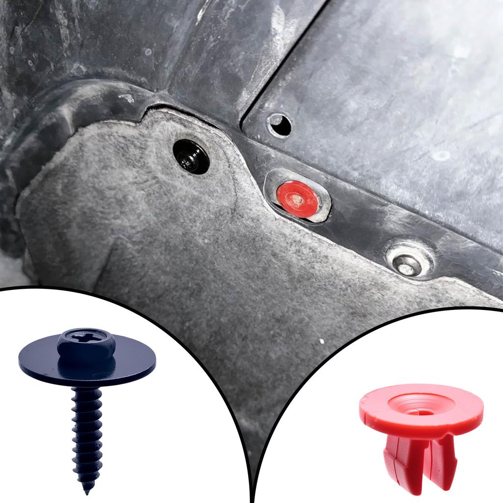 Undertray Cover Screws Bolt Nut Retainer Kit W702413 S307 for Ford Focus Fusion Escape Explorer C Max Engine Splash Shield