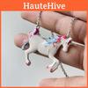 Animal Women Unicorn Themed Pendant Jewelry Oil Finish Fashion Decoration Gift
