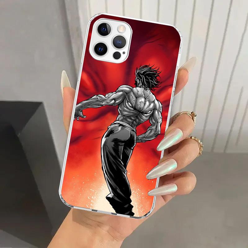 Baki the Grappler Original Anime Phone Case for Iphone 17 Air 16 15 Plus 14 13 Mini 12 11 Pro Max 16E 7 8 SE 2020 Soft Funda Pri