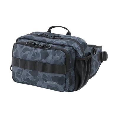 SHIMANO Hip Bag Black Camo Medium BW-021T