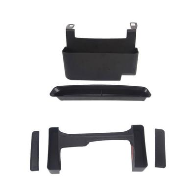 3pcs Gear Shift Console Side Tray Storage Box Set For Jeep Wrangler JL 2018-2022
