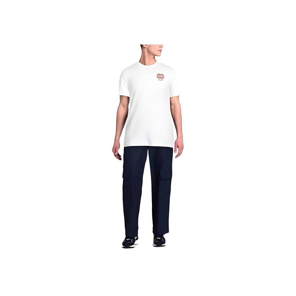 Puma X Palomo Collaboration Series Ss22 Solid Front Logo Short Sleeve T-Shirt Unisex Tops White 535966-02