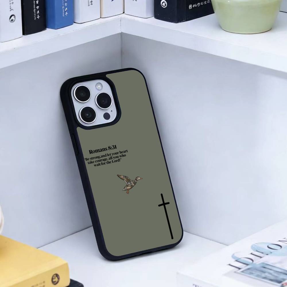 Bible Verse Jesus Christ Christian Phone Case For iPhone 14,16,15,13,17,12,Plus,Pro,Max Magnetic For Magsafe Frosted Cover